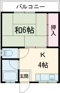 椿ハイツ【2階】の間取り