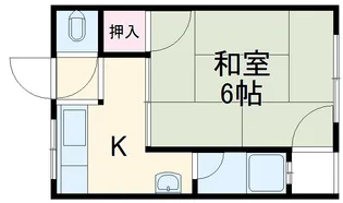 山辺マンション【4階】の間取り