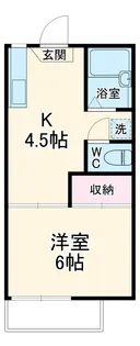 ビラ・ビアンカB【203号室】の間取り