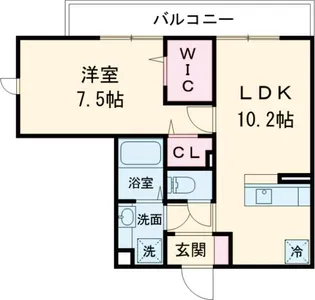 ディアコート高島平【3階】の間取り