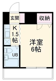 コーポラス松慶【303号室】の間取り