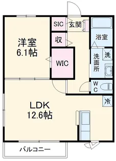 タウンコート・メイ【2階】の間取り