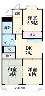 フォーブルJun【3階】の間取り