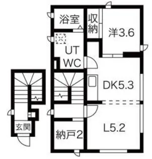 プチ・メゾン石井【2階】の間取り