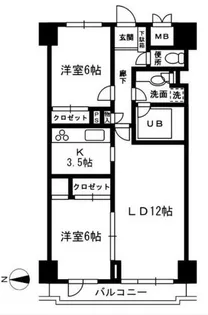 レジディア目白【8階】の間取り