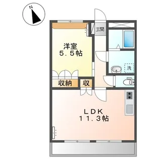 フィオレ【305号室】の間取り