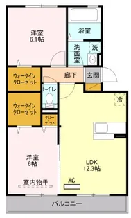 フローラ(新座)【1階】の間取り