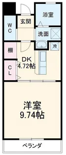グリース【204号室】の間取り