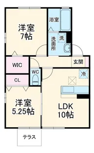 リビングタウン西大宮 Ⅲ【2階】の間取り