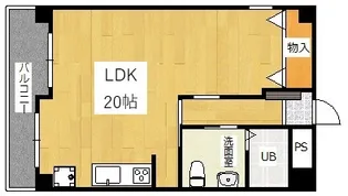 ヴィラ森田【3階】の間取り