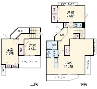 ロイヤル豊中千里園【2階】の間取り