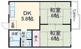 ピアシャンテ【1階】の間取り