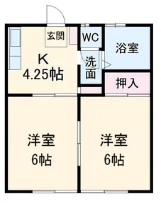 吉田ハイツ【1階】の間取り
