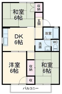メゾン・エスポワール【2階】の間取り