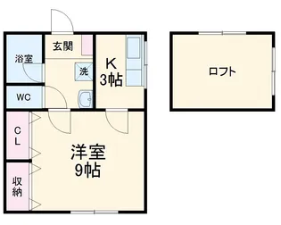 クラシカル大塚【1階】の間取り