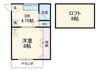 クラシカル姫子2【2階】の間取り