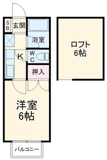 クラシカル吉住【1階】の間取り