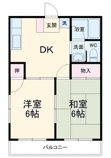 ファミール井上【103号室】の間取り
