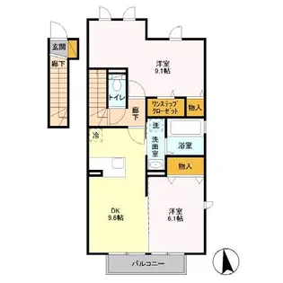 ファセリア A【2階】の間取り
