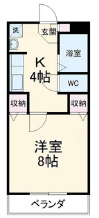 シャルム三の丸【4階】の間取り