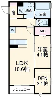 自由が丘SOHO【2階】の間取り