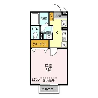桜花荘【1階】の間取り