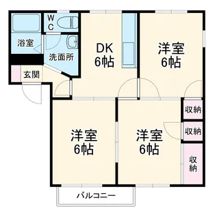 カーサ・アトリオ C【1階】の間取り