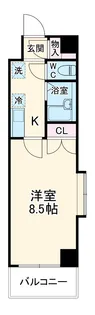 フラットI・M【3階】の間取り