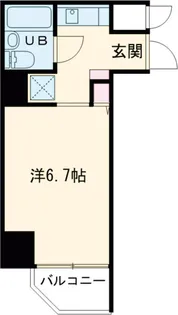 コスモ亀有Ⅴ【13階】の間取り