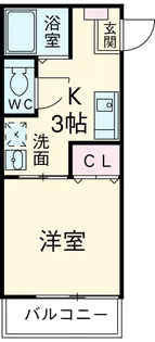 アビタシオン本郷【105号室】の間取り