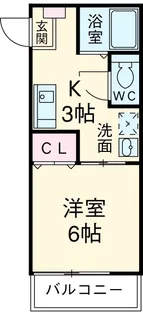 アビタシオン本郷【205号室】の間取り