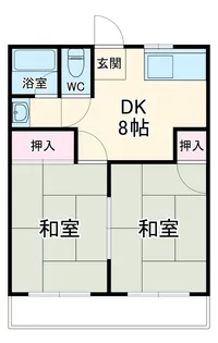 コーポ美香【2階】の間取り