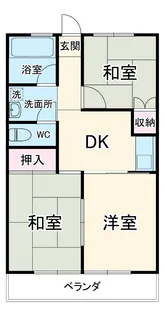 コーポラス美弘苑【308号室】の間取り
