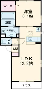 タウンコート B【1階】の間取り