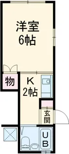 市原ハイツ【103号室】の間取り