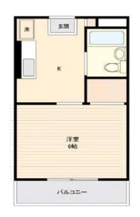 コーポカネイ第2【1階】の間取り