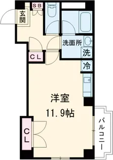 LOTUS GARDEN HOSAKA【3階】の間取り
