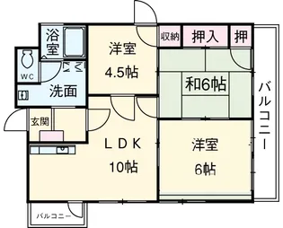 荒井第二ビル【301号室】の間取り
