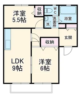 ユニティーハイム【203号室】の間取り