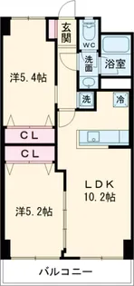 PARK MODERN つつじヶ丘【10階】の間取り