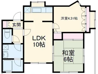 ナイスアーバン日吉【304号室】の間取り