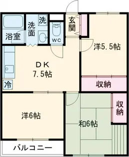 ヴェルデューラ【1階】の間取り