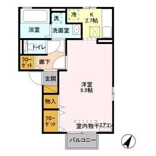 ココ・プリンセス【1階】の間取り