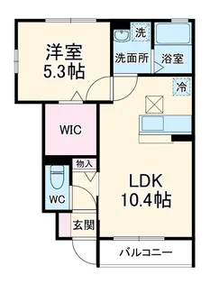 エルミタージュ Ⅲ【1階】の間取り