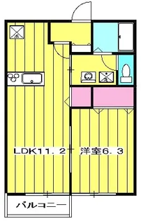 メルシー【2階】の間取り