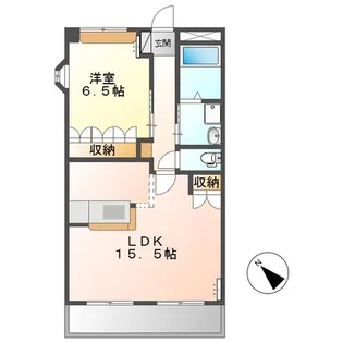 キャトルレーブ【2階】の間取り