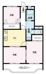 アサヤマンション【1階】の間取り