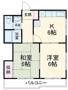 エスポワール市川【2階】の間取り