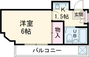 ハイツ上野【2階】の間取り