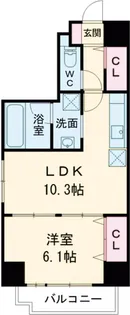 S.S.キューベライズ【4階】の間取り